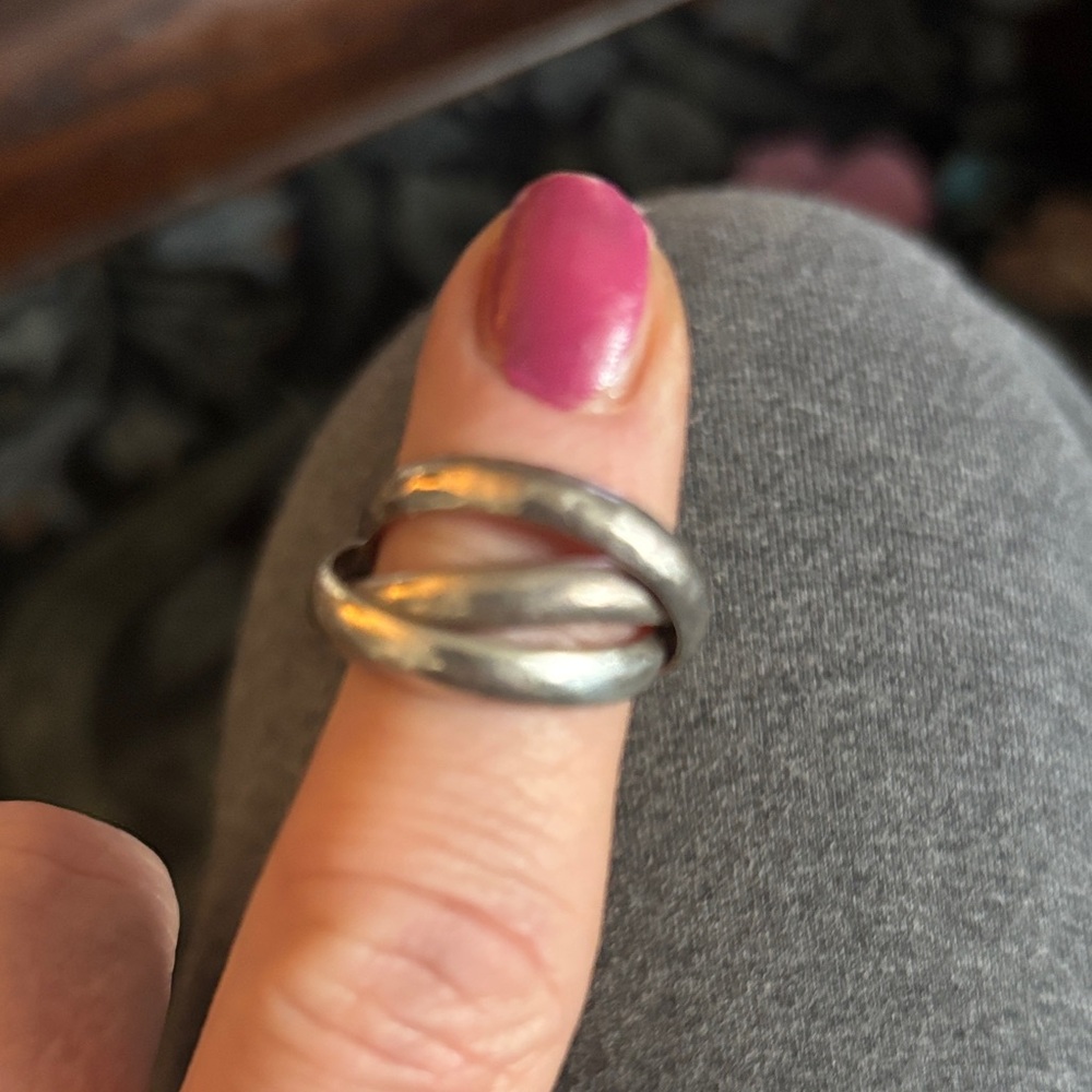 Silpada Silver Interlocking Knot Ring - image 2